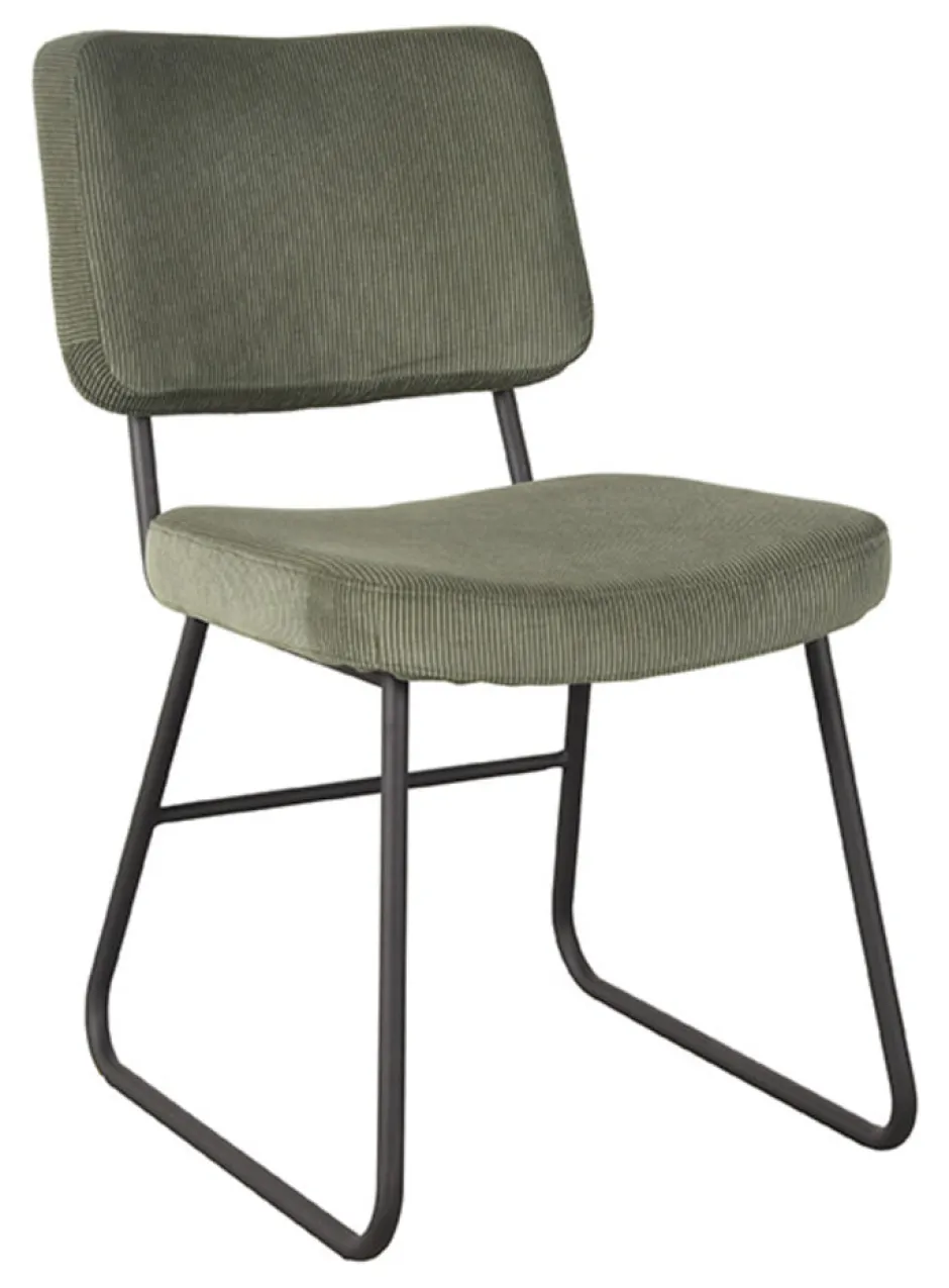 LABEL51 Eetkamerstoel Noah Rib* Eetkamerstoelen Zonder Armleuning
