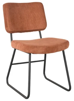 LABEL51 Eetkamerstoel Noah Rib* Eetkamerstoelen Zonder Armleuning