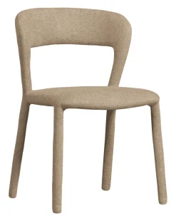 WOOOD Eetkamerstoel Noble Geweven stof* Eetkamerstoelen Zonder Armleuning