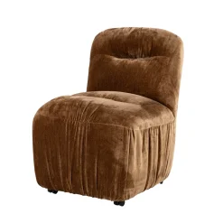 By-Boo Eetkamerstoel Nook Chenille* Chenille Eetkamerstoelen|Eetkamerstoelen Zonder Armleuning