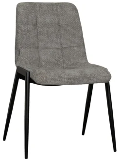 LABEL51 Eetkamerstoel Noor Elite stof* Eetkamerstoelen Zonder Armleuning