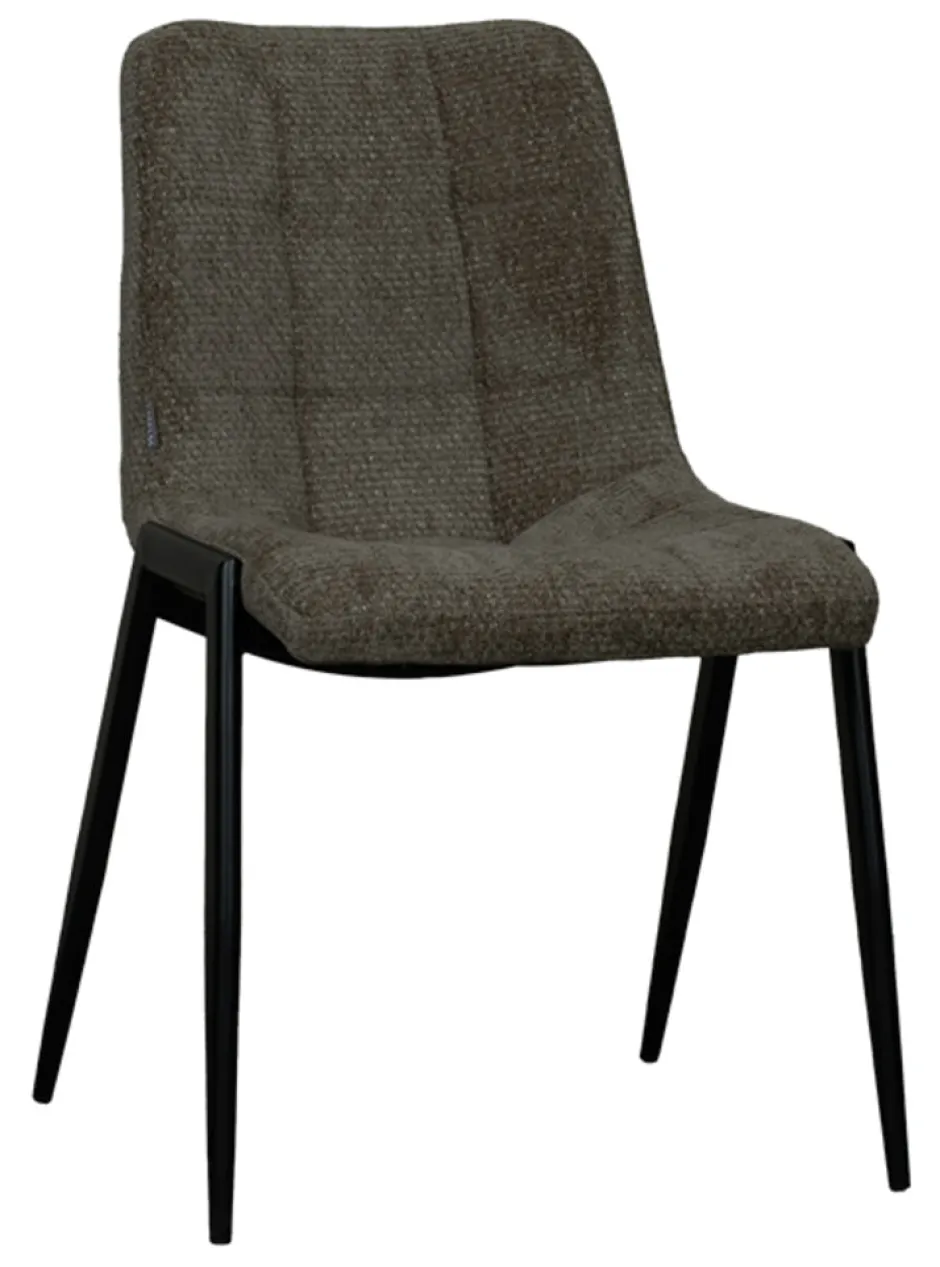 LABEL51 Eetkamerstoel Noor Elite stof* Eetkamerstoelen Zonder Armleuning