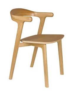 Zuiver Eetkamerstoel Northwood Hout* Eetkamerstoelen Met Armleuning