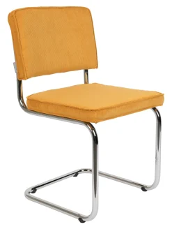 Zuiver Eetkamerstoel Ridge Ribstof* Eetkamerstoelen Zonder Armleuning