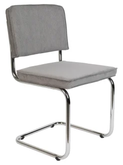 Zuiver Eetkamerstoel Ridge Ribstof* Eetkamerstoelen Zonder Armleuning