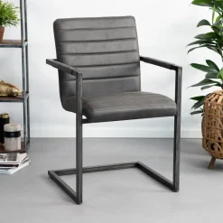 Tower Living Eetkamerstoel Rocca* Eetkamerstoelen Met Leer Of Kunstleer|Eetkamerstoelen Met Armleuning