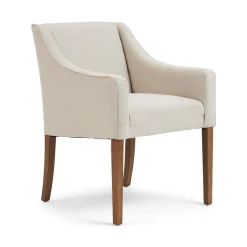 Rivièra Maison Eetkamerstoel Savile Row Oxford Weave, kleur* Beige Eetkamerstoelen|Eetkamerstoelen Met Armleuning