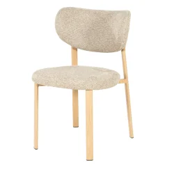 By-Boo Eetkamerstoel Sedia Geweven stof* Eetkamerstoelen Zonder Armleuning