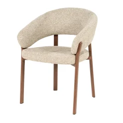 By-Boo Eetkamerstoel Sedia Geweven stof, Met armleuning* Eetkamerstoelen Met Armleuning