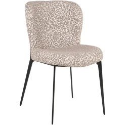 Richmond Interiors Eetkamerstoel Sergio Geo stof, kleur* Eetkamerstoelen Zonder Armleuning