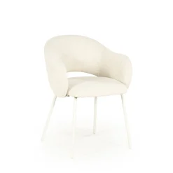 By-Boo Eetkamerstoel Story Geweven stof* Beige Eetkamerstoelen|Eetkamerstoelen Met Armleuning