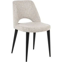 Richmond Interiors Eetkamerstoel Tabitha Geweven stof, kleur* Eetkamerstoelen Zonder Armleuning