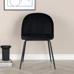 Nohr Eetkamerstoel Tangee Velvet* Eetkamerstoelen Velvet / Fluweel|Eetkamerstoelen Zonder Armleuning
