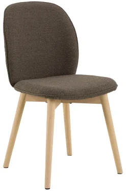 Bendt Eetkamerstoel Tijn Bouclé* Beige Eetkamerstoelen|Eetkamerstoelen Bouclé / Teddy