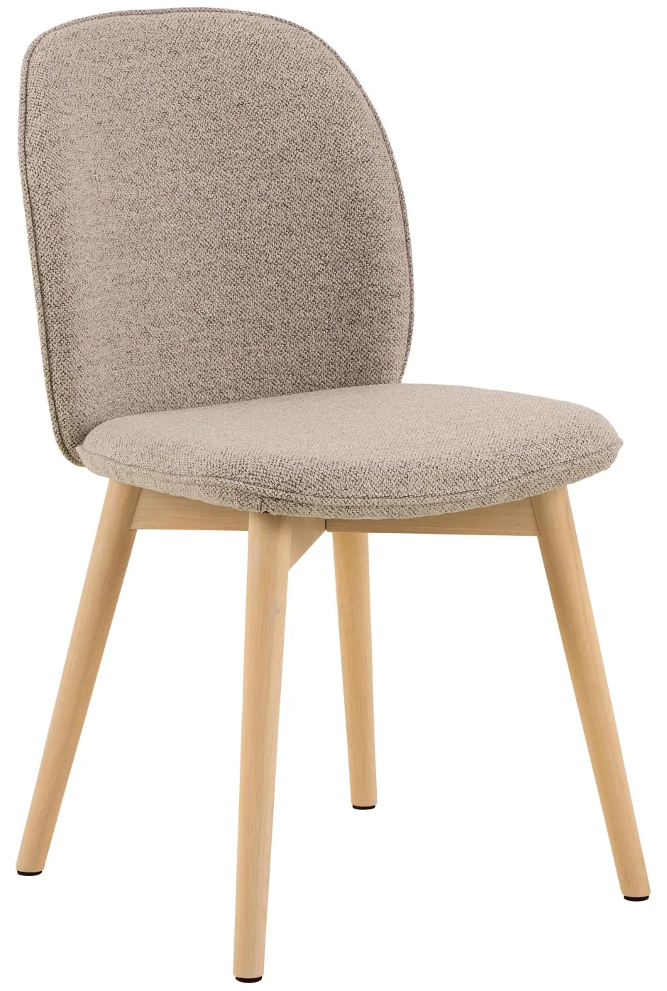 Bendt Eetkamerstoel Tijn Bouclé* Beige Eetkamerstoelen|Eetkamerstoelen Bouclé / Teddy