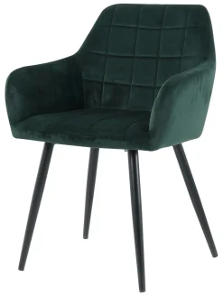Artistiq Living Eetkamerstoel Tora Velvet* Eetkamerstoelen Velvet / Fluweel|Eetkamerstoelen Met Armleuning