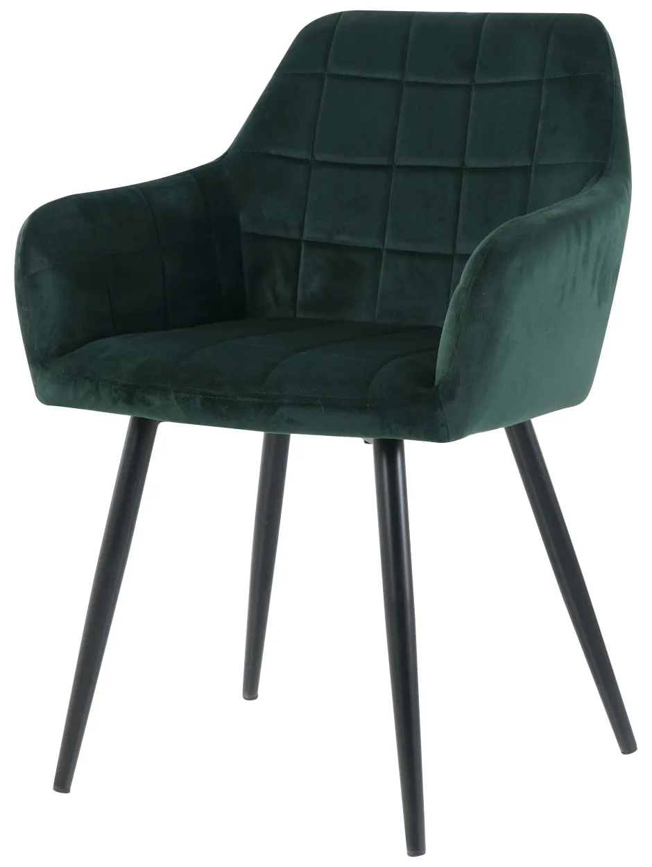 Artistiq Living Eetkamerstoel Tora Velvet* Eetkamerstoelen Velvet / Fluweel|Eetkamerstoelen Met Armleuning