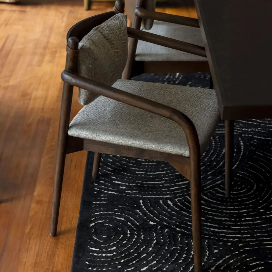 Dutchbone Eetkamerstoel Torrance met armleuning* Eetkamerstoelen Met Armleuning