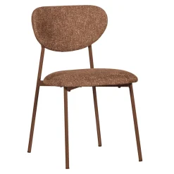 WOOOD Eetkamerstoel Valor Geweven stof* Eetkamerstoelen Zonder Armleuning