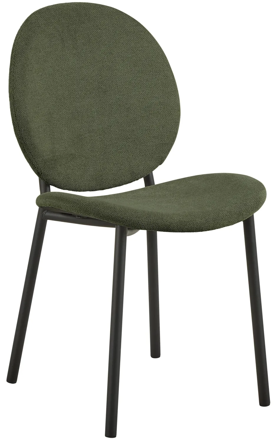 Bendt Eetkamerstoel Vic Geweven stof* Eetkamerstoelen Zonder Armleuning