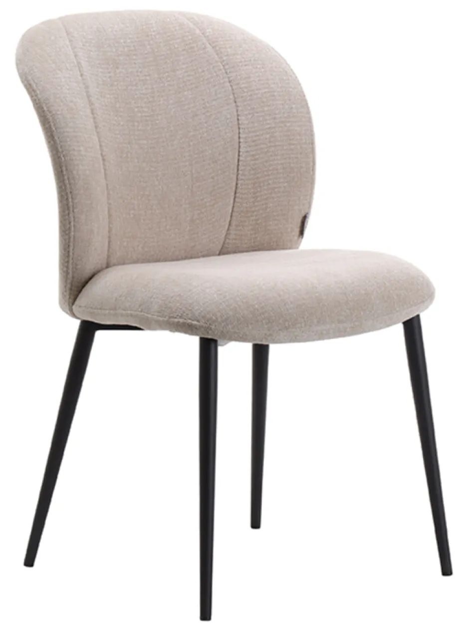 LABEL51 Eetkamerstoel Vino Elite stof* Eetkamerstoelen Zonder Armleuning