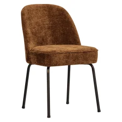 WOOOD Eetkamerstoel Vogue Chenille, kleur Midden* Chenille Eetkamerstoelen|Eetkamerstoelen Zonder Armleuning
