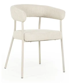 By-Boo Eetkamerstoel Yovi* Beige Eetkamerstoelen|Eetkamerstoelen Met Armleuning