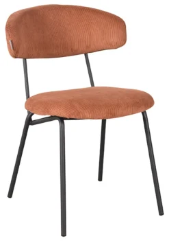 LABEL51 Eetkamerstoel Zack Rib* Eetkamerstoelen Zonder Armleuning