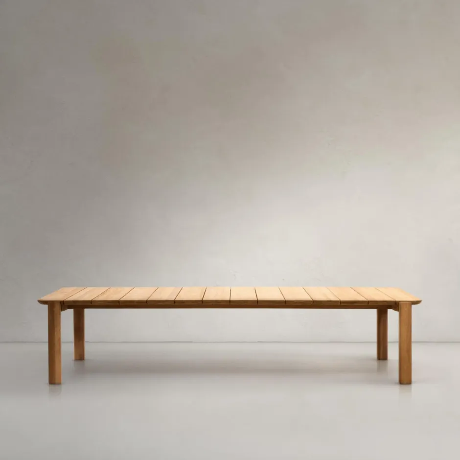 Kave Home Eettafel Icaro hout* Eettafels Voor In Je Tuin|Rechte Eettafel