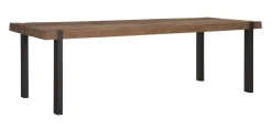 DTP Home Eettafel Beam Teakhout* Rechte Eettafel