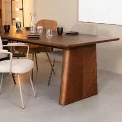 LABEL51 Eettafel Jule Eiken* Rechte Eettafel