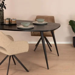 Sohome Eettafel Naomi Deens ovaal, Mangohout, kleur* Ovale Eettafel