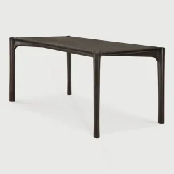 Ethnicraft Eettafel PI Gevernist Teakhout, kleur* Rechte Eettafel
