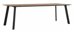 DTP Home Eettafel Shape Teakhout* Rechte Eettafel