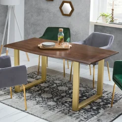 Artistiq Living Eettafel Tahisha Acaciahout, 160 x 85cm* Rechte Eettafel