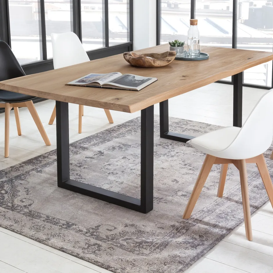 Artistiq Living Eettafel Tinita Eiken, 200 x 100cm* Rechte Eettafel