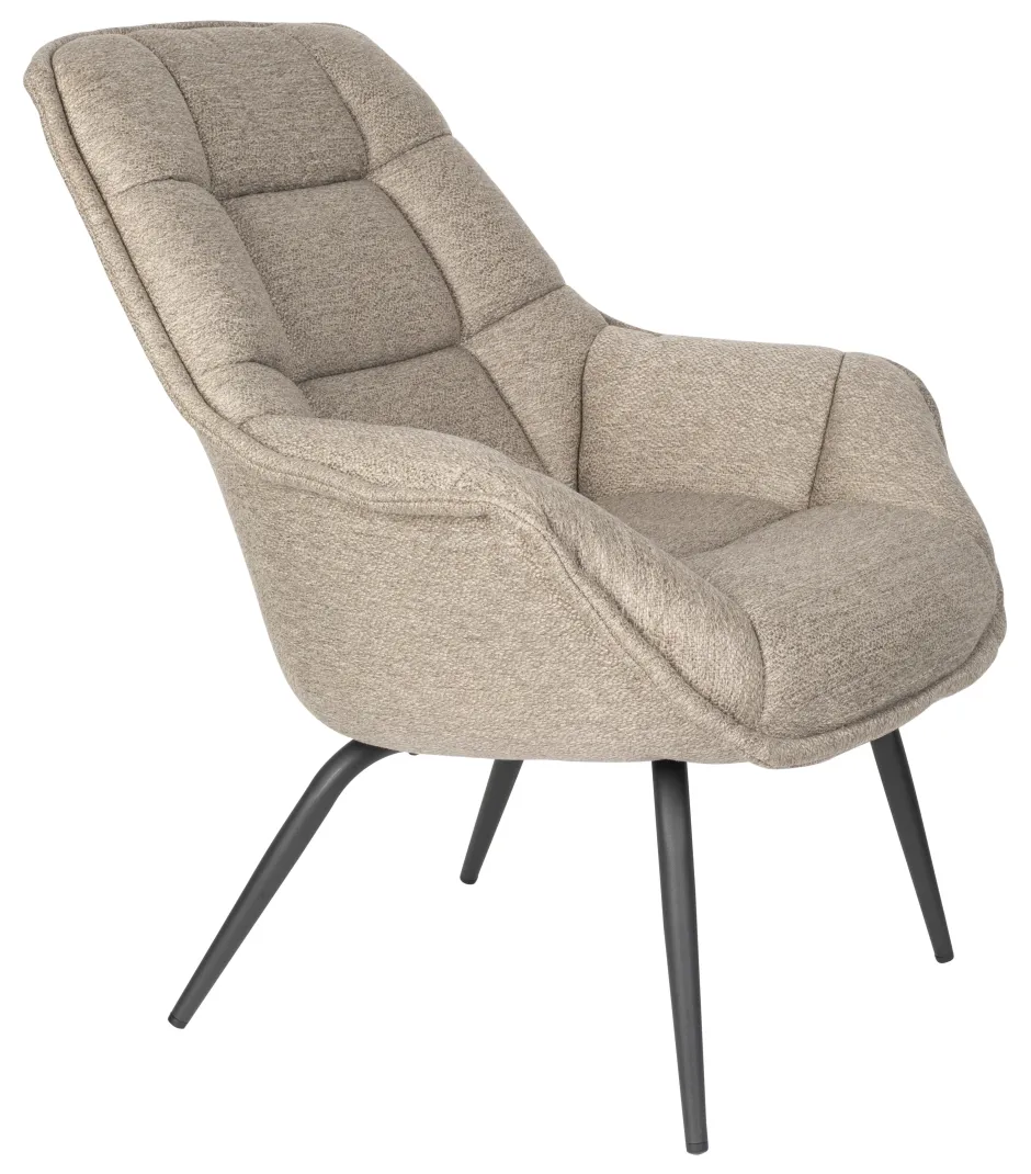 ZILT Fauteuil Bejamin Bouclé* Fauteuil Stof / Textiel|Fauteuil Bouclé / Teddy