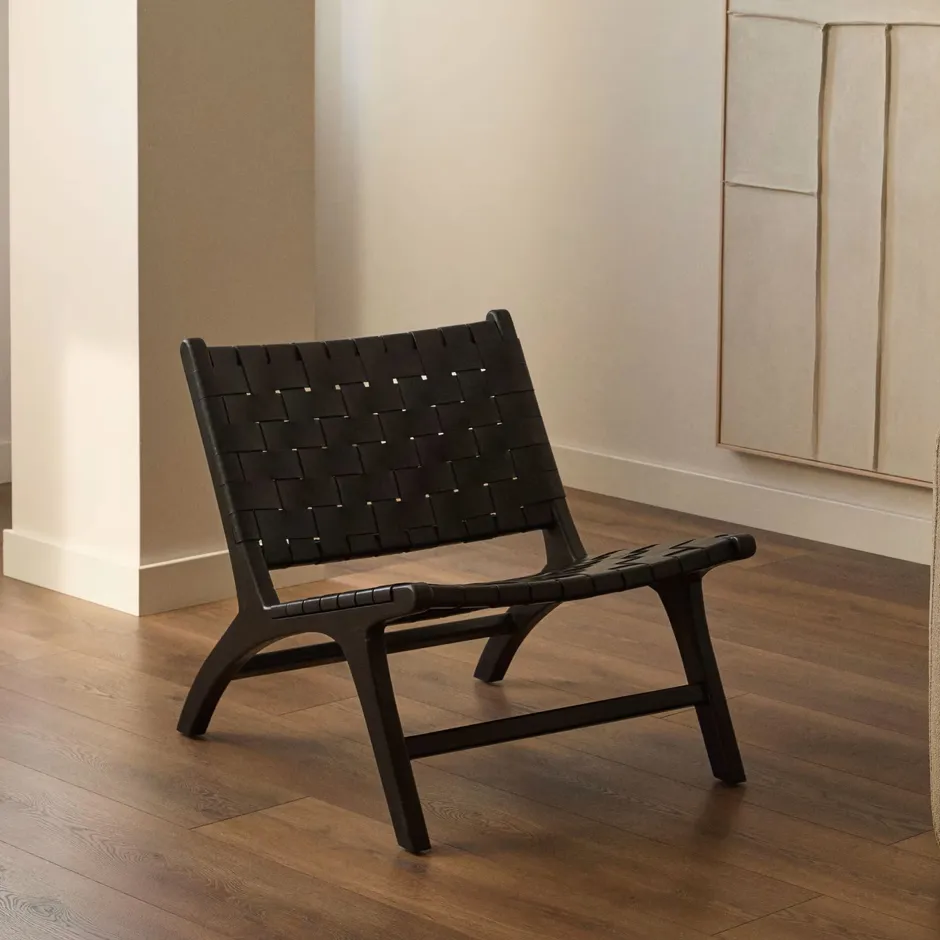 Kave Home Fauteuil Calixta* Fauteuil Leer / Kunstleer