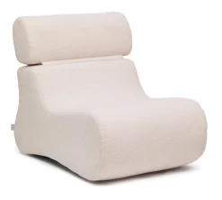 Kave Home Fauteuil Club Bouclé, kleur* Fauteuil Stof / Textiel|Fauteuil Bouclé / Teddy