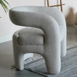 ZILT Fauteuil Genia Bouclé, kleur* Fauteuil Stof / Textiel|Fauteuil Bouclé / Teddy
