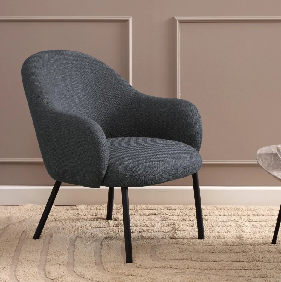 Bendt Fauteuil Jacquilyn Structuurstof* Fauteuil Stof / Textiel