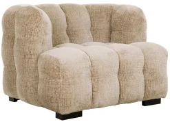 MUST Living Fauteuil Mars Chenille* Fauteuil Stof / Textiel