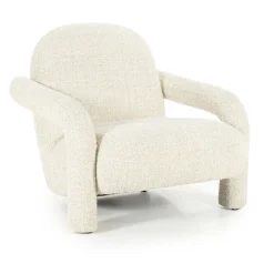 Eleonora Fauteuil Monica Grove Bouclé* Fauteuil Stof / Textiel|Fauteuil Bouclé / Teddy