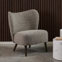 Bendt Fauteuil Napolean Bouclé, kleur* Fauteuil Stof / Textiel|Fauteuil Bouclé / Teddy