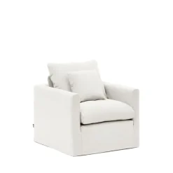 Kave Home Fauteuil Nora* Fauteuil Stof / Textiel