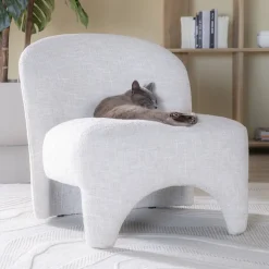 Eleonora Fauteuil Owen Grove Bouclé* Fauteuil Stof / Textiel|Fauteuil Bouclé / Teddy