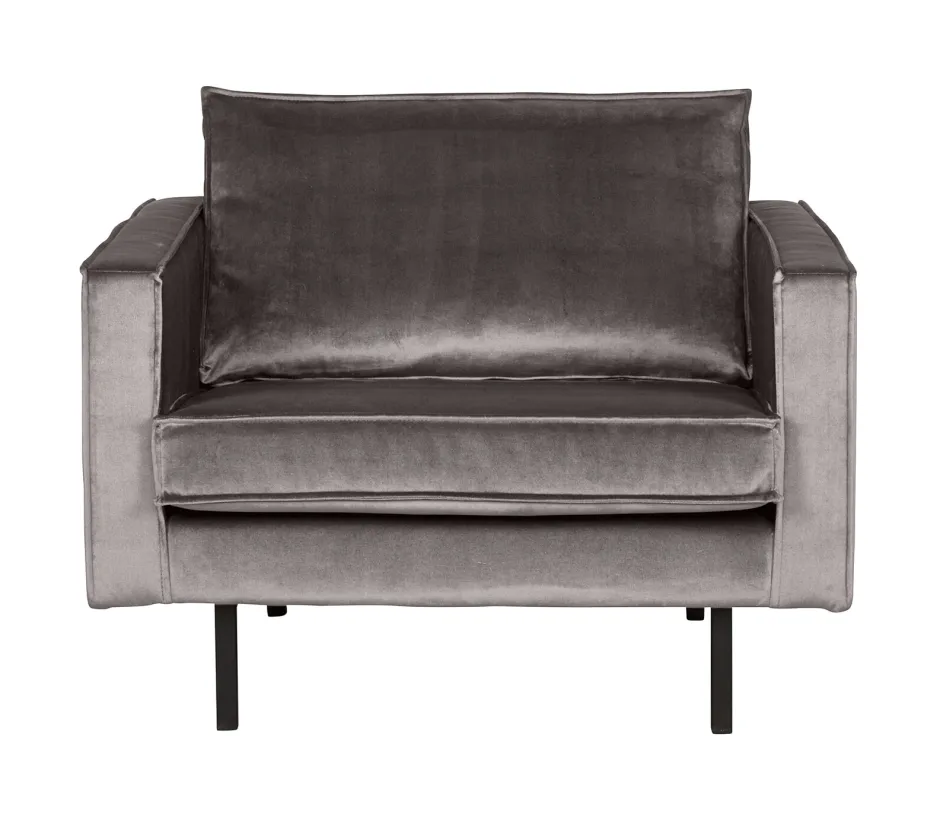 WOOOD Fauteuil Rodeo Velvet* Fauteuil Stof / Textiel|Fauteuil Velvet / Fluweel