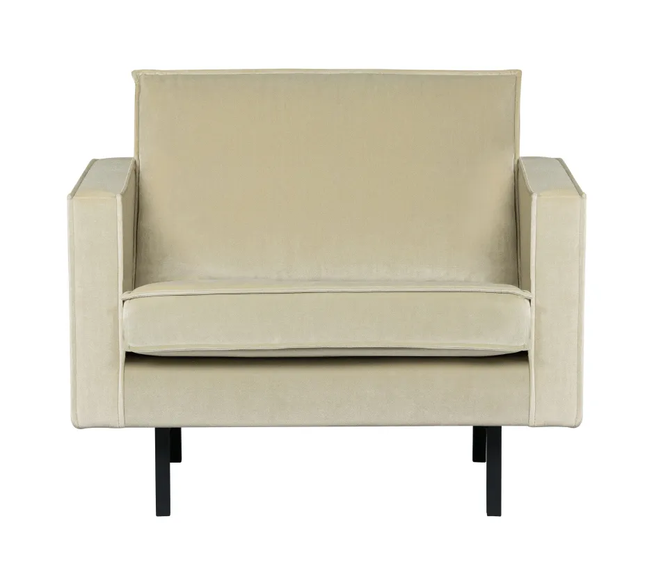 WOOOD Fauteuil Rodeo Velvet* Fauteuil Stof / Textiel|Fauteuil Velvet / Fluweel