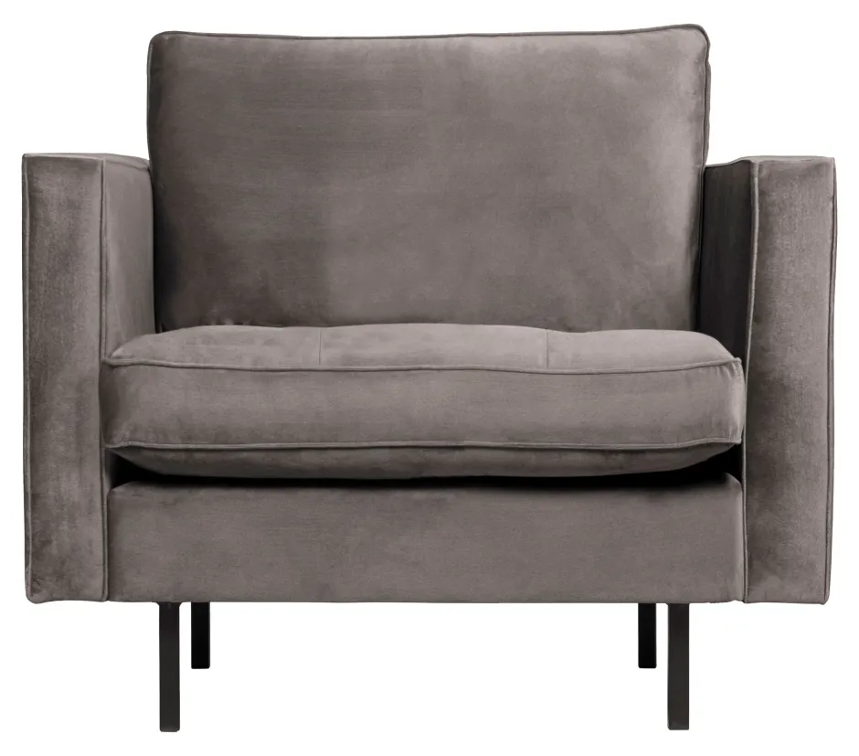 WOOOD Fauteuil Rodeo Velvet* Fauteuil Stof / Textiel|Fauteuil Velvet / Fluweel