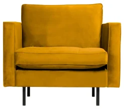 WOOOD Fauteuil Rodeo Velvet* Fauteuil Stof / Textiel|Fauteuil Velvet / Fluweel